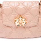 BOLSA SHOULDER SIRENA MÉDIA COCCON BALM OURO