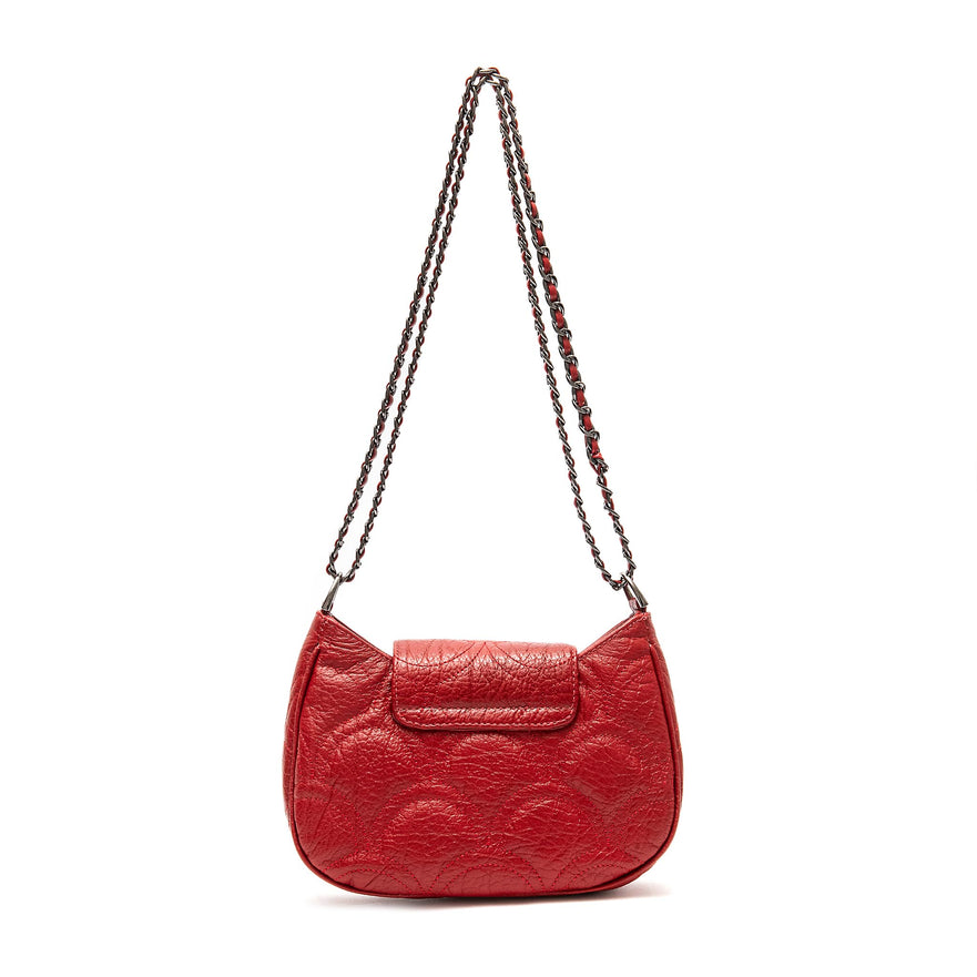 BOLSA SHOUDER SIRENA MINI COCOON VERMELHO ONIX