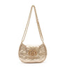 BOLSA SHOUDER SIRENA MINI COCOON OURO LIGHT