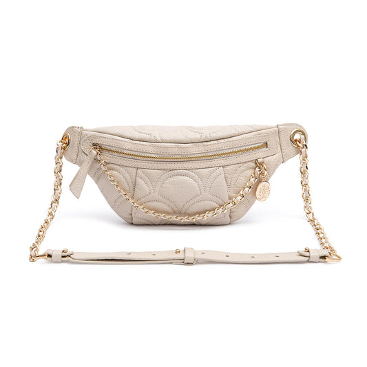 POCHETE SIRENA PEQUENA COCOON MARSHMALLOW OURO