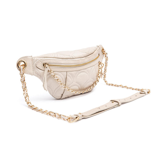 POCHETE SIRENA PEQUENA COCOON MARSHMALLOW OURO