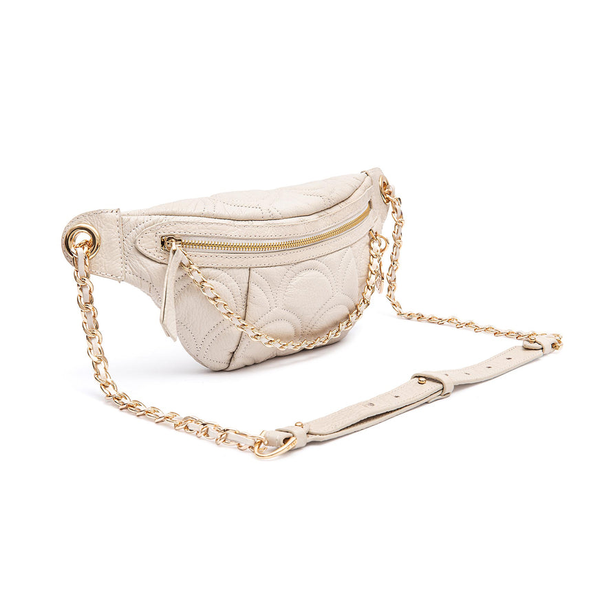 POCHETE SIRENA PEQUENA COCOON MARSHMALLOW OURO