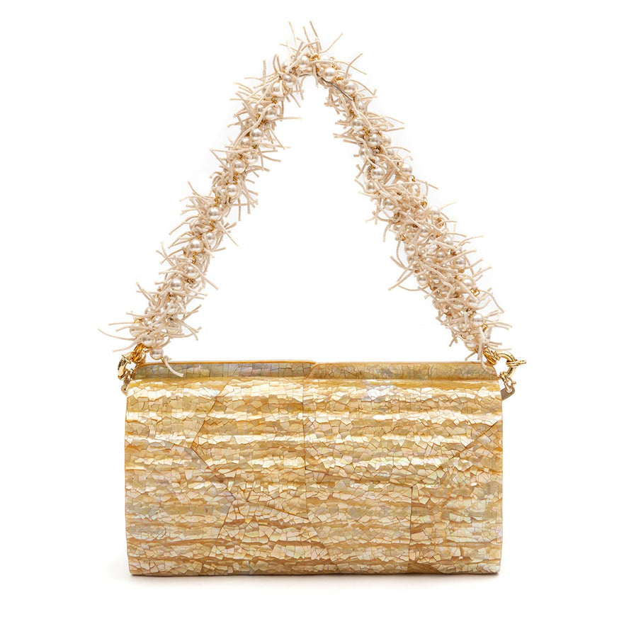 CLUTCH MADREPÉROLA PEQUENA  BAGUETE