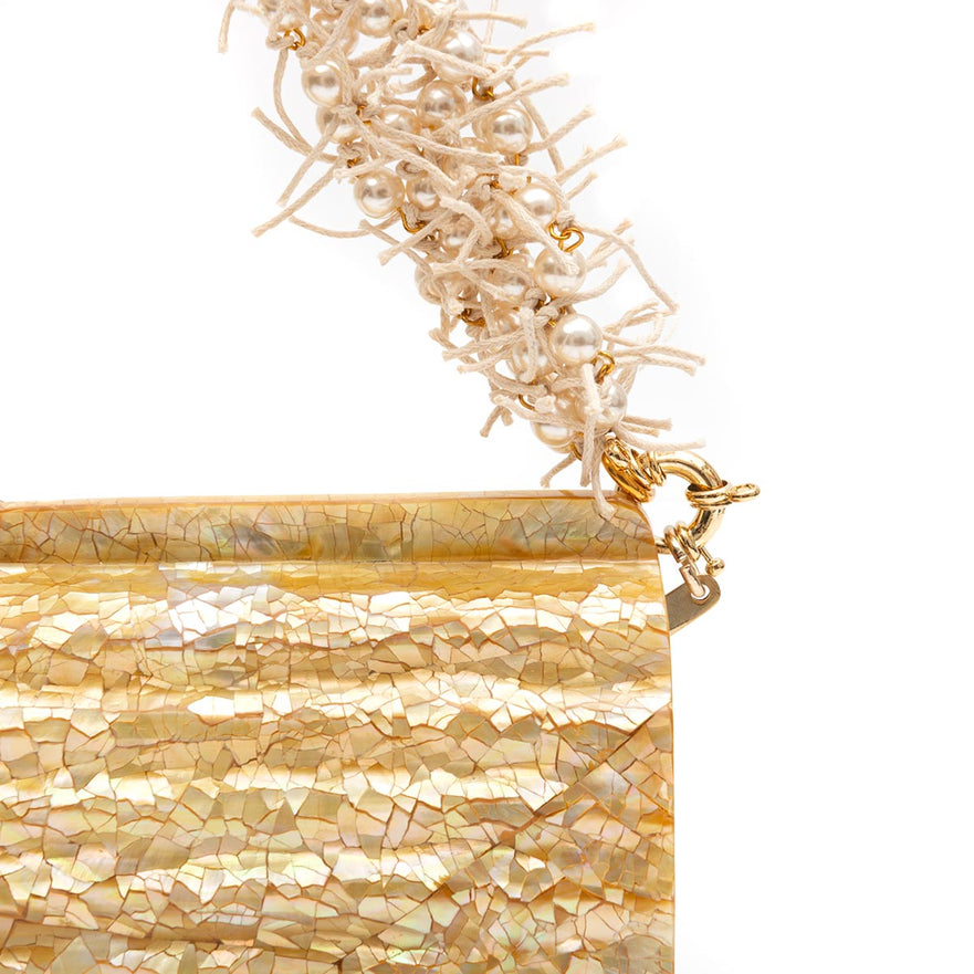 CLUTCH MADREPÉROLA PEQUENA  BAGUETE
