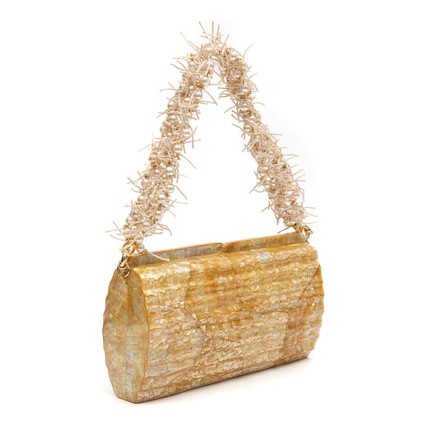 CLUTCH MADREPÉROLA PEQUENA  BAGUETE
