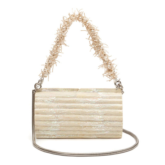 BOLSA CLUTCH MADREPÉROLA PEQUENA  BAGUETE