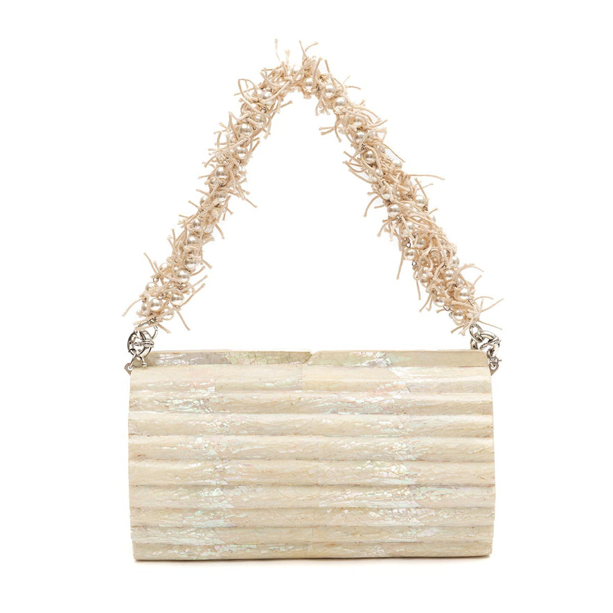 BOLSA CLUTCH MADREPÉROLA PEQUENA  BAGUETE