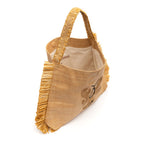 BOLSA HOBO MAXI  PALHA NATURAL LAGOSTA
