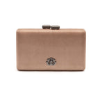 BOLSA CLUTCH LUMA PEQUENA CETIM TERROSO