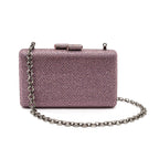 BOLSA CLUTCH NARA PEQUENA  LAVANDA ONIX
