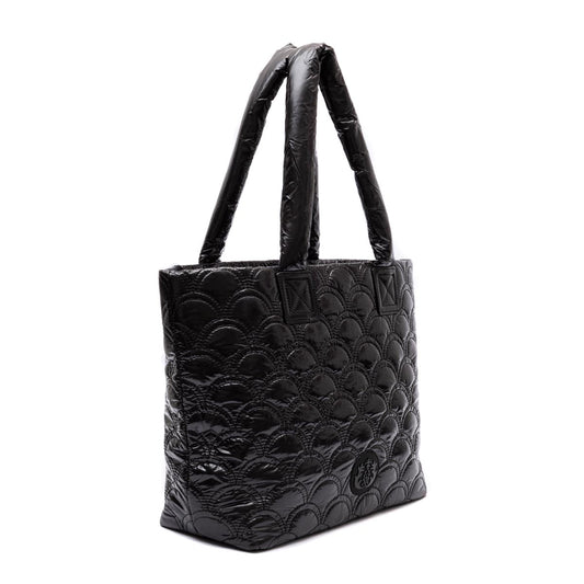 BOLSA TOTE PUFFER MAXI NYLON PRETO