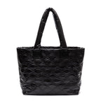 BOLSA TOTE PUFFER MAXI NYLON PRETO