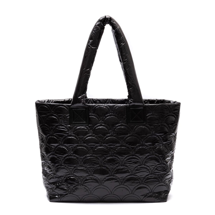 BOLSA TOTE PUFFER MAXI NYLON PRETO