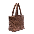 BOLSA  TOTE PUFFER MAXI NYLON BRONZE