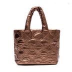 BOLSA TOTE PUFFER MINI NYLON  BRONZE