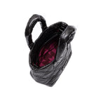 BOLSA TOTE PUFFER PEQUENA  NYLON PRETO