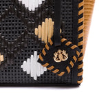 BOLSA CARRÉ MINI RÁFIA NAPOLI PRETA
