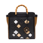 BOLSA CARRÉ GRANDE RÁFIA NAPOLI PRETA