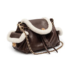 BOLSA CROSSBODY ANNE MARIE PEQUENA CAMURÇA OVELHA