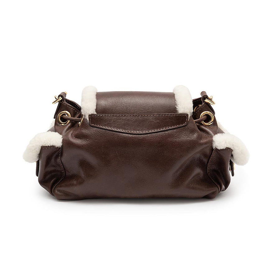 BOLSA CROSSBODY ANNE MARIE PEQUENA CAMURÇA OVELHA