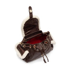 BOLSA CROSSBODY ANNE MARIE PEQUENA CAMURÇA OVELHA