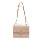 BOLSA BOX BAG AURORA MEDIA NEW CROCO NEVOA OURO