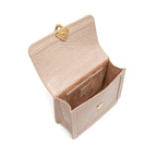 BOLSA BOX BAG AURORA MEDIA NEW CROCO NEVOA OURO