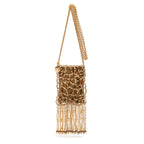 BOLSA CASE CONTAS PEQUENA CROSSBODY OURO