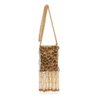 BOLSA CASE CONTAS PEQUENA CROSSBODY OURO
