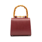 BOLSA TOP HANDLE MINI COURO CAVIAR CHERRY