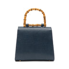 BOLSA TOP HANDLE MÉDIA COURO CAVIAR NOITE