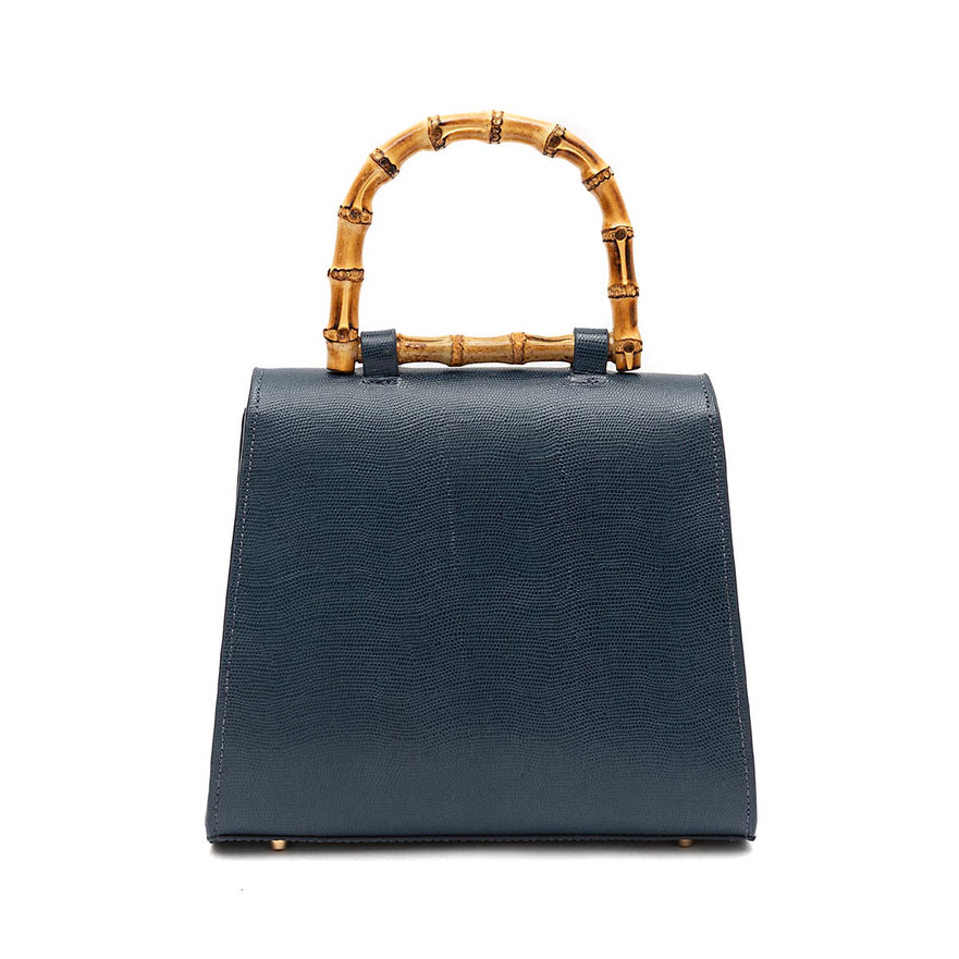 BOLSA TOP HANDLE MÉDIA COURO CAVIAR NOITE