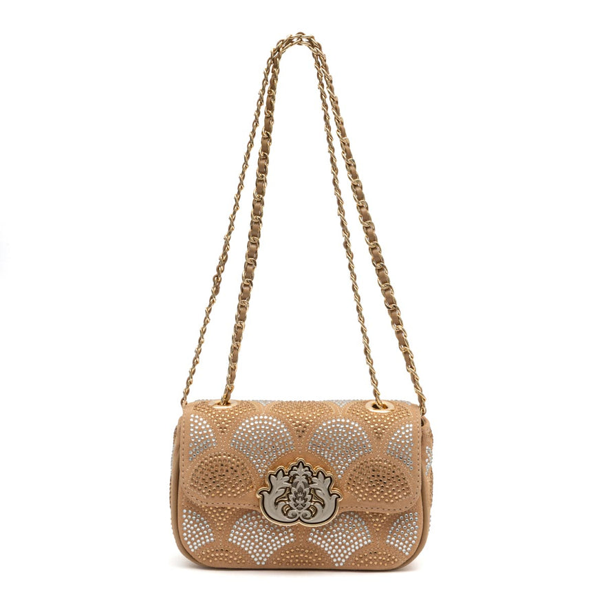BOLSA SIRENA COCOON MINI  CRISTAL  AREIA