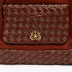 BOLSA TOTE DAHLIA GRANDE DE RÁFIA CANELA