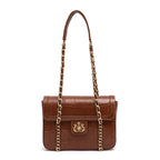 BOLSA FLAP SIENNA MÉDIA COURO PECAN