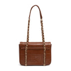 BOLSA FLAP SIENNA MÉDIA COURO PECAN