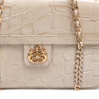BOLSA TOTE FLAP SIENNA MÉDIA COURO MARSHMALLOW