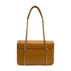 BOLSA TOTE FLAP SIENNA MÉDIA COURO AÇAFRÃO