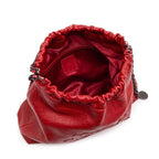BOLSA DAYSE HOBO GRANDE EM COURO VERMELHO
