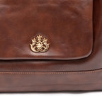 BOLSA TOTE DAHLIA MERCER GRANDE COURO ESTONADO PINHÃO