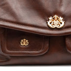 BOLSA FLAP DAHLIA GREENE MULTIPOCKETS ESTONADO PINHÃO