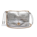 BOLSA MAREA PATCH  SCALE GRANDE  PRATA