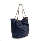 BOLSA SHOPPING BAG PETRA MAXI  COURO COBALTO
