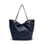 BOLSA SHOPPING BAG PETRA MAXI  COURO COBALTO
