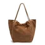 BOLSA SHOPPING BAG PETRA MAXI CAMURÇA AMÊNDOA
