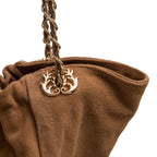 BOLSA SHOPPING BAG PETRA MAXI CAMURÇA AMÊNDOA