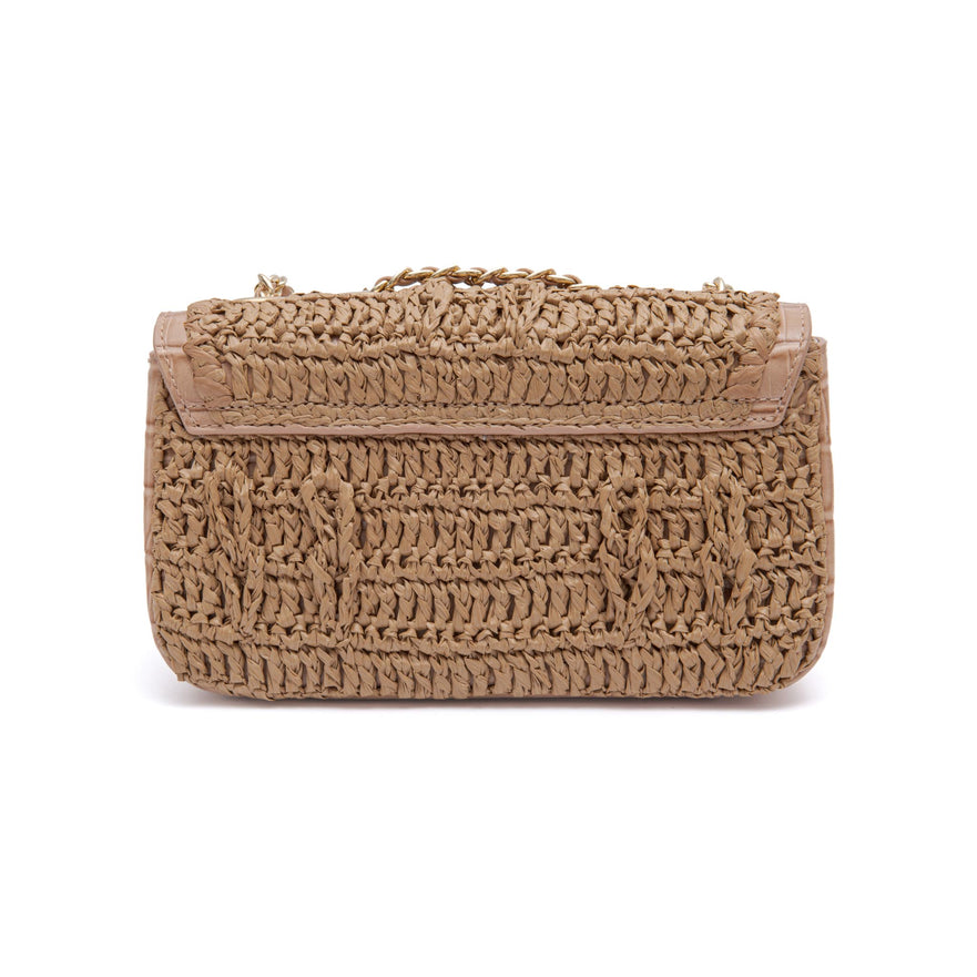 BOLSA BAGUETE ANNE PEQUENA CROCHÊ BALM