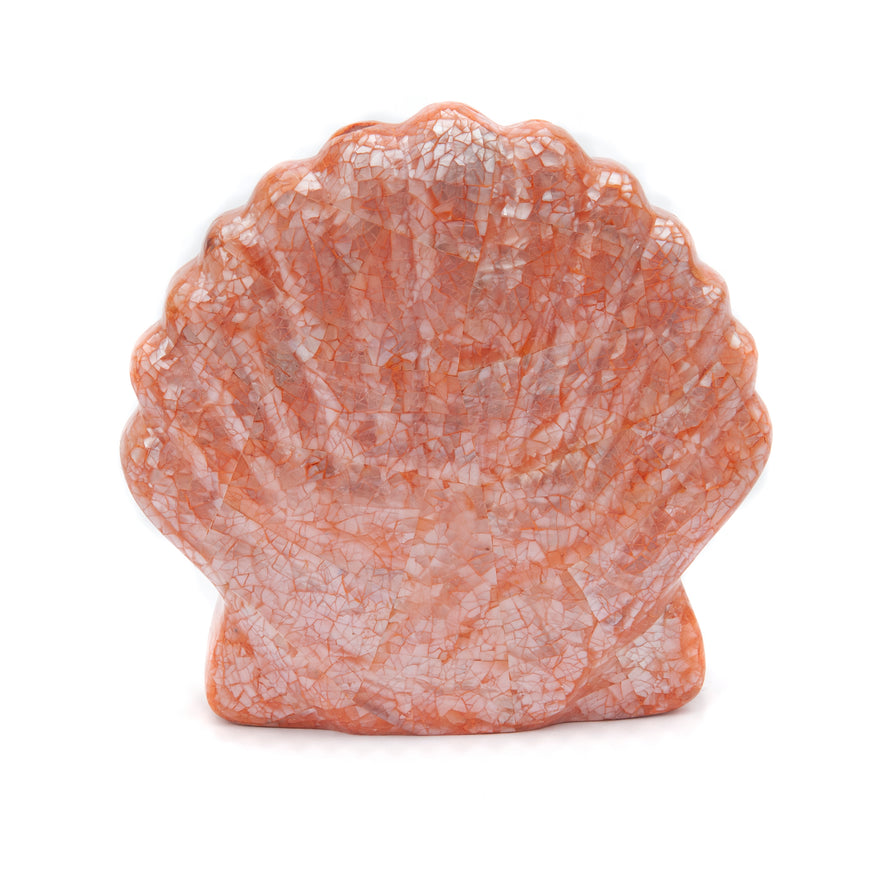 BOLSA CLUTCH MADREPÉROLA MEDIA  CORAL