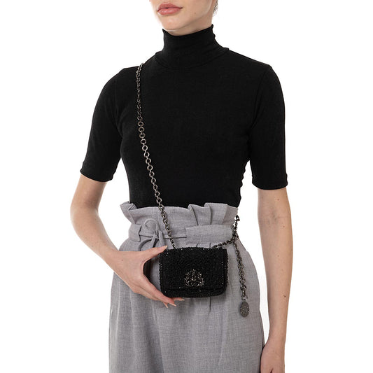 BOLSA NANO JOLIE CRISTAIS PRETO