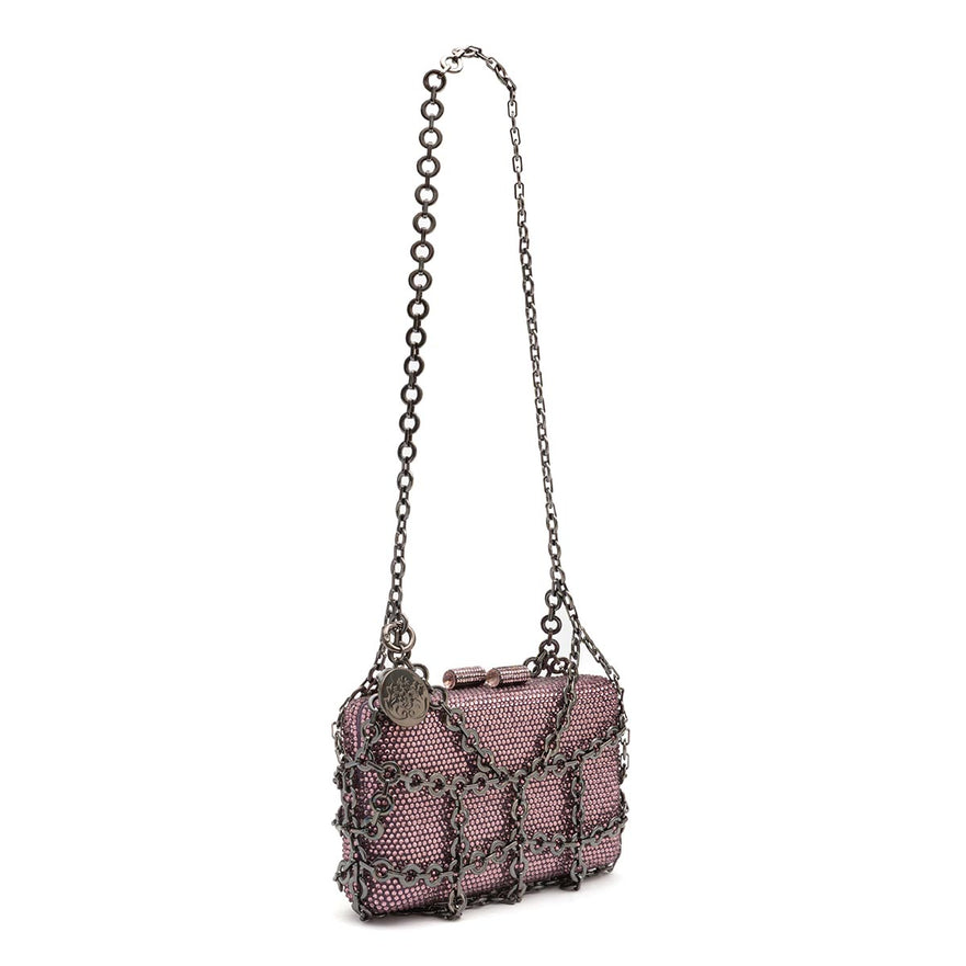 BOLSA CLUTCH NARA PEQUENA  LAVANDA ONIX